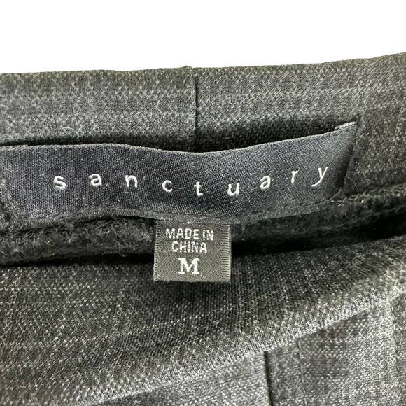 Anthropologie Sanctuary Black Elastic Waist Skinny Leg Professional Pants Size M - Picture 5 of 6